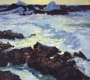 William Ritschel Purple Tide oil on canvas